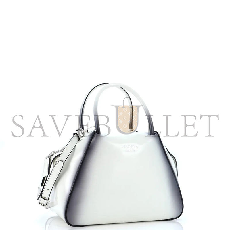 PRADA SMALL BRUSHED LEATHER PRADA SUPERNOVA HANDBAG 1BA366 (25.5*18*13.5cm)